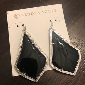 Kendra Scott Earrings - Black & Silver